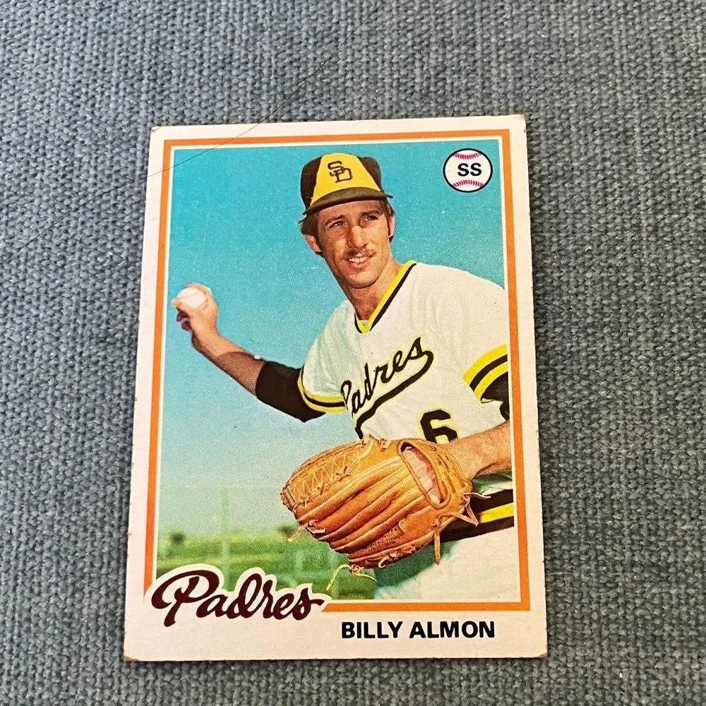 1978 Topps San Diego Padres Baseball Card Trading Card